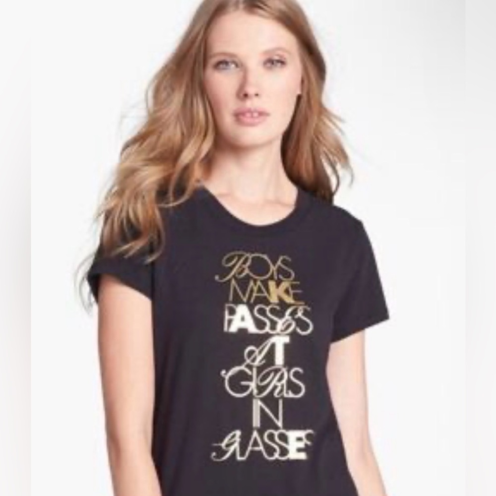 Kate Spade “Boys Make Passes” Tee